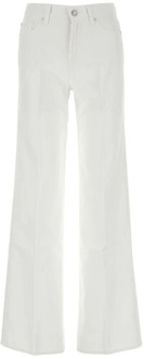 7 For All Mankind Wide Jeans 7 For All Mankind , White , Dames - W26,W29,W28,W25,W30