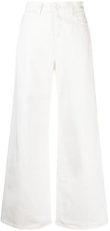 7 For All Mankind Witte Jeans voor Dames Aw23 7 For All Mankind , White , Dames - W25