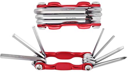 7 In 1 Fiets Gereedschap Sets Mountainbike Fietsen Multi Repair Tool Kit Pin Sleutel Carbon Stalen Pin Wrench Voor professionele Rijders Rood