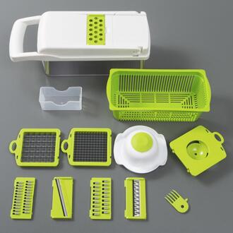 7 In 1 Multifunctionele Groentesnijder Eten Slicer Dicer Mooier Groente Fruit Dunschiller Chopper Cutter Wortel Kaasrasp keuken B