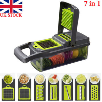 7 In 1 Voedsel Groente Salade Fruit Peeler Cutter Slicer Dicer Chopper Rasp Aardappel Snijden Apparaat Groentesnijder Keuken Gereedschap