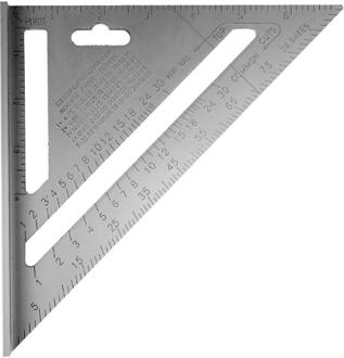 7 Inch 12 Inch Aluminium Driehoek Hoek Heerser Pleinen Voor Houtbewerking Snelheid Plein Hoek Gradenboog Meetinstrumenten Heersers 7duim Imperial