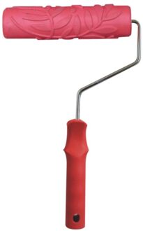 7 Inch Bladeren Verf Roller Multifunctionele Huishoudelijke Gebruik Muur Decoratieve Verf Roller Borstel Tool Schilderij Borstels Set