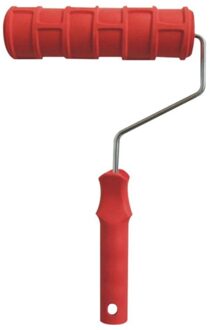 7 inch Boom Patroon Embossing Cilinder Art Wall Schilderen Roller Borstel Mouw