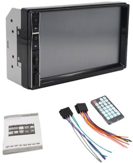 7 Inch Display 2 Din Auto MP5 Speler Fm Radio Multi-Media Player 7032 Touch-Screen Bluetooth Auto monitor Reversing Achteruitrijcamera