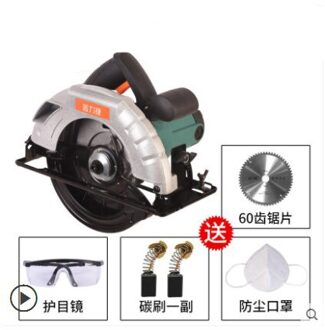 7 Inch Huishoudelijke Draagbare Houtbewerking Zaag Elektrische Cirkelzaag Flip Elektrische Tafel Saw