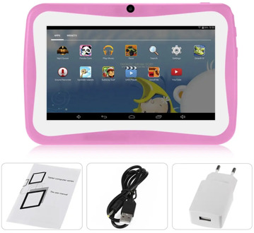 7 Inch Kids Tablet PC Android 4.4.2 Tablet 1.5GHZ Quad Core 8GB WIFI Tablet 1024x600 HD Screen Children Education Device