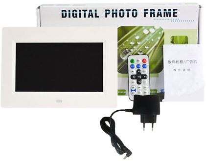 7 Inch Led Backlight Hd Volwaardige Digitale Fotolijst Elektronische Fotoalbum Desktop Fotoalbum Muziek Video ons aansluiten