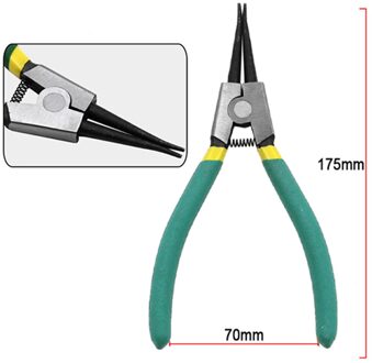 7 Inch Opwaaiveer Interne Externe Voorjaar Gebogen Rechte Snap Ring Demontage Praktische Borgveertangen Set Thuis Crimp Tool 4