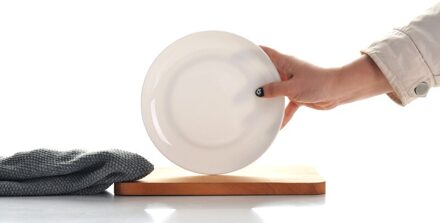 7 inch, plain white bone china keuken gerechten, keramische servies, wit gerechten voor restaurant, dessert platen, magnetron veilig