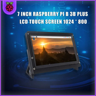 7 inch Raspberry Pi 4 Model B 3B Plus LCD Display Touch Screen 1024*600 800*480 HDMI TFT + Holder for Nvidia Jetson Nano PC