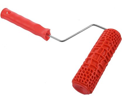 7 Inch Reliëf Krokodillenleer Schilderen Roller Met Handvat Voor Wanddecoratie