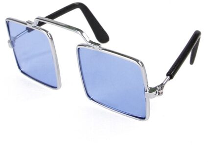 7 Kleur Hond Huisdier Bril Eye-Wear Pet Zonnebril Foto Props Accessoires Dierbenodigdheden Kat Bril Huisdier decoratie Blauw