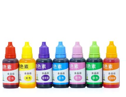 7 Kleuren 20Ml Vloeibare Epoxyhars Pigment Diy Handgemaakte Geurkaars Coloring Kleurstoffen/Jones-03