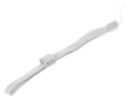 7 Kleuren Camera Telefoon Strap Kabel Leuke Hand Pols Voor Mobiele Telefoon Case Afstandsbediening Psp Iphone Huawei Samsung TXTB1 wit