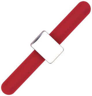 7 Kleuren Naaien Speldenkussen Pols Hand Magnetische Naald Pad Houder Vierkante Veiligheid Pin Kussen Opslag Pin Houder Naaibenodigdheden rood