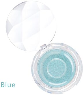 7 Kleuren Valse Wimpers Verpakking Doos Transparant Deksel Lade Individuele Magneet Wimpers Stand Acryl Pad Lash Ronde Storage Tool blauw