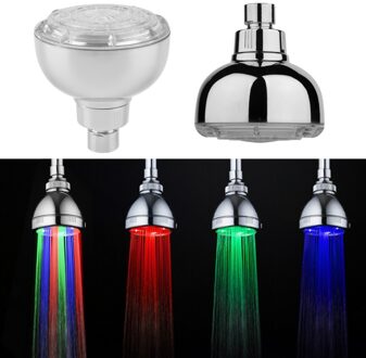 7 kleuren Veranderende LED Licht Douchekoppen Badkamer Accessoires Water Saver Regendouche Wereldwijd Romantische Water Glow