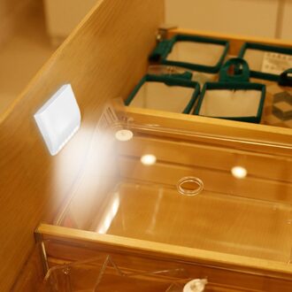 7 LED Smart Sensor Kasten Licht LED Nachtlampje Voor Indoor Slaapkamer Kasten Garderobe Drawer Closet Pure White