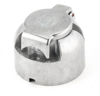 7-Pin Connector Trailer Socket Zware Ronde Bedrading Socket 12V Trekhaak Trekhaak Caravan Vrachtwagen Socket Auto accessoires