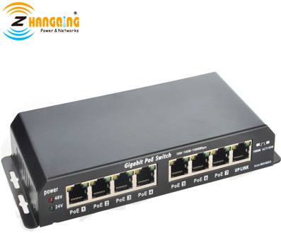 7+1 Port Gigabit Passive POE Switch 1000Mbps For Networking IP camera WiFi Access Point IP Phone 24V or 48V MikroTik