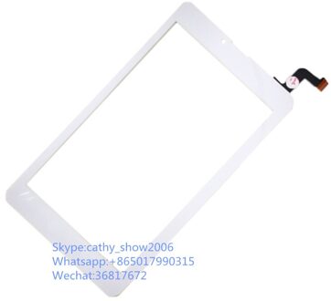 7 "QCY-070152 Tablet Touch Screen Panel Overlay Digitizer Glas Sensor Reparatie Vervangende Onderdelen wit