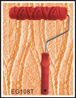 7 "Rubber Roller Reliëf Textuur Patroon Verf Roller Thuis Decoratie Kwast Achtergrond Muur Tool 7 Inch