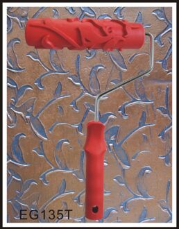 7 "Rubber Roller Reliëf Textuur Patroon Verf Roller Thuis Decoratie Kwast Achtergrond Muur Tool 7 Inch