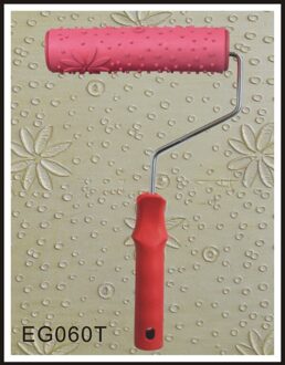 7 "Rubber Roller Reliëf Textuur Patroon Verf Roller Thuis Decoratie Kwast Achtergrond Muur Tool 7 Inch