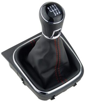 7 Speed Pookknop Gaiter Boot Versnellingspook Cover Voor Volkswagen Jetta Golf Eos Scirocco Handleiding Transmissie Shifter
