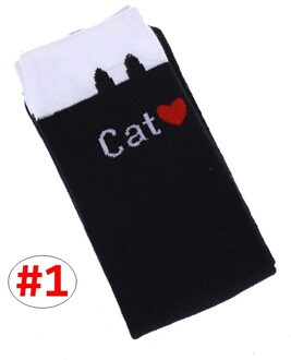 7 stijlen Kids kniekousen Meisje Kat brief print Gestreepte leggings Baby Lente Herfst beenwarmer 42 cm 1