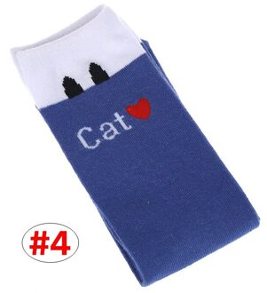 7 stijlen Kids kniekousen Meisje Kat brief print Gestreepte leggings Baby Lente Herfst beenwarmer 42 cm