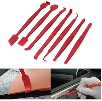7 Stks/set Auto Vinyl Wrap Film Zuigmond Schraper Gereedschap Rand Closing Tool Voor Auto Film Plakken Auto Styling Auto accessoires