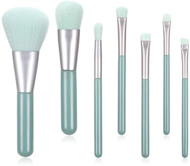 7 Stks/set Vrouwen Facial Make-Up Kwasten Set Gezicht Cosmetische Schoonheid Oogschaduw Lip Foundation Blush Brush Make Up Brush Tool