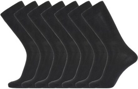 7 stuks Organic Cotton Socks Zwart,Versch.kleure/Patroon - Maat 40/47