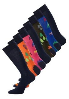 7 stuks Socks * Actie * Versch.kleure/Patroon - Maat 40/46