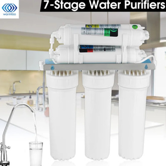 7- Water Filter System With Faucet Valve Water Pipe Drinking Ultrafiltration System Home Kitchen Purifier Water Filters