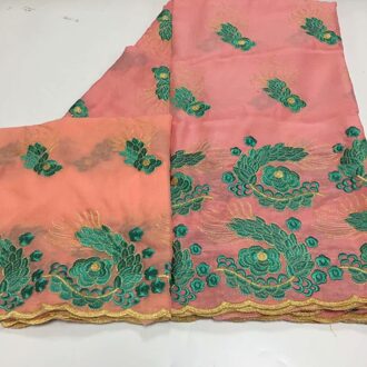 7 Yards Zwitserse Kant Stof Zware Kralen Borduren Afrikaanse 100% Katoen Voile Zwitserse Kant Populaire Dubai Stijl