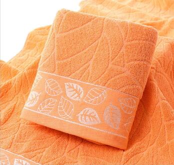 70*140 pure katoen vlakte esdoorn bladeren zachte handdoek luxe badhanddoek set Rood
