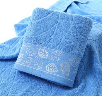 70*140 pure katoen vlakte esdoorn bladeren zachte handdoek luxe badhanddoek set zwart