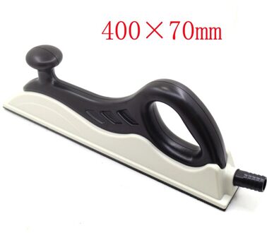 70*400Mm 125Mm Platte Lange Bed Hand Schuurblok Haak Loop Schuren Pad Achterplaat Hookit Stof gratis Stofafzuiging 1stk 400mm lang