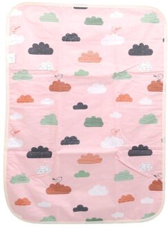 70*50Cm Babycommode Cartoon Katoen Waterdicht Vel Baby Veranderende Pad Tafel Luiers Urinoir Game Play Baby matras stijl 3