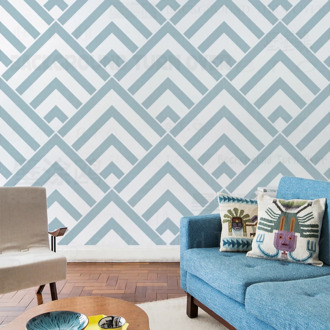 70 60cm Stencil For Walls Large Template Reusable Geometry Trangular Flooring Decor Patterns Furniture Hill Paint Big Tile S005