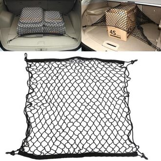 70*70Cm Universele Auto Netto Houder Kofferbak Achter Cargo Organizer Opslag Elastische Mesh