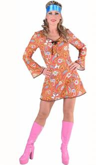 70's jurkje basic paisley Multikleur - Print