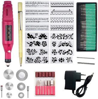 70 Stuk Graveren Tool Kit, multifunctionele Elektrische Graveur Pen Diy Rotary Tool Voor Sieraden Keramische Hout Plastic Met