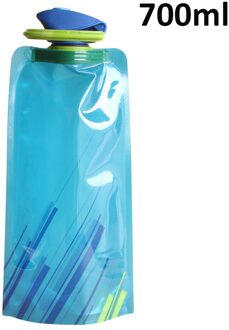 700 Ml Fles Water Zakken Milieubescherming Inklapbare Draagbare Outdoor Opvouwbare Sport Water Flessen Voor Wandelen Campinh 01