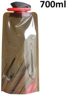 700 Ml Fles Water Zakken Milieubescherming Inklapbare Draagbare Outdoor Opvouwbare Sport Water Flessen Voor Wandelen Campinh 02