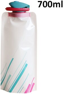 700 Ml Fles Water Zakken Milieubescherming Inklapbare Draagbare Outdoor Opvouwbare Sport Water Flessen Voor Wandelen Campinh 03