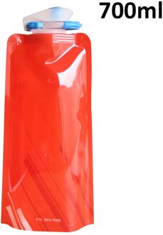 700 Ml Fles Water Zakken Milieubescherming Inklapbare Draagbare Outdoor Opvouwbare Sport Water Flessen Voor Wandelen Campinh 04